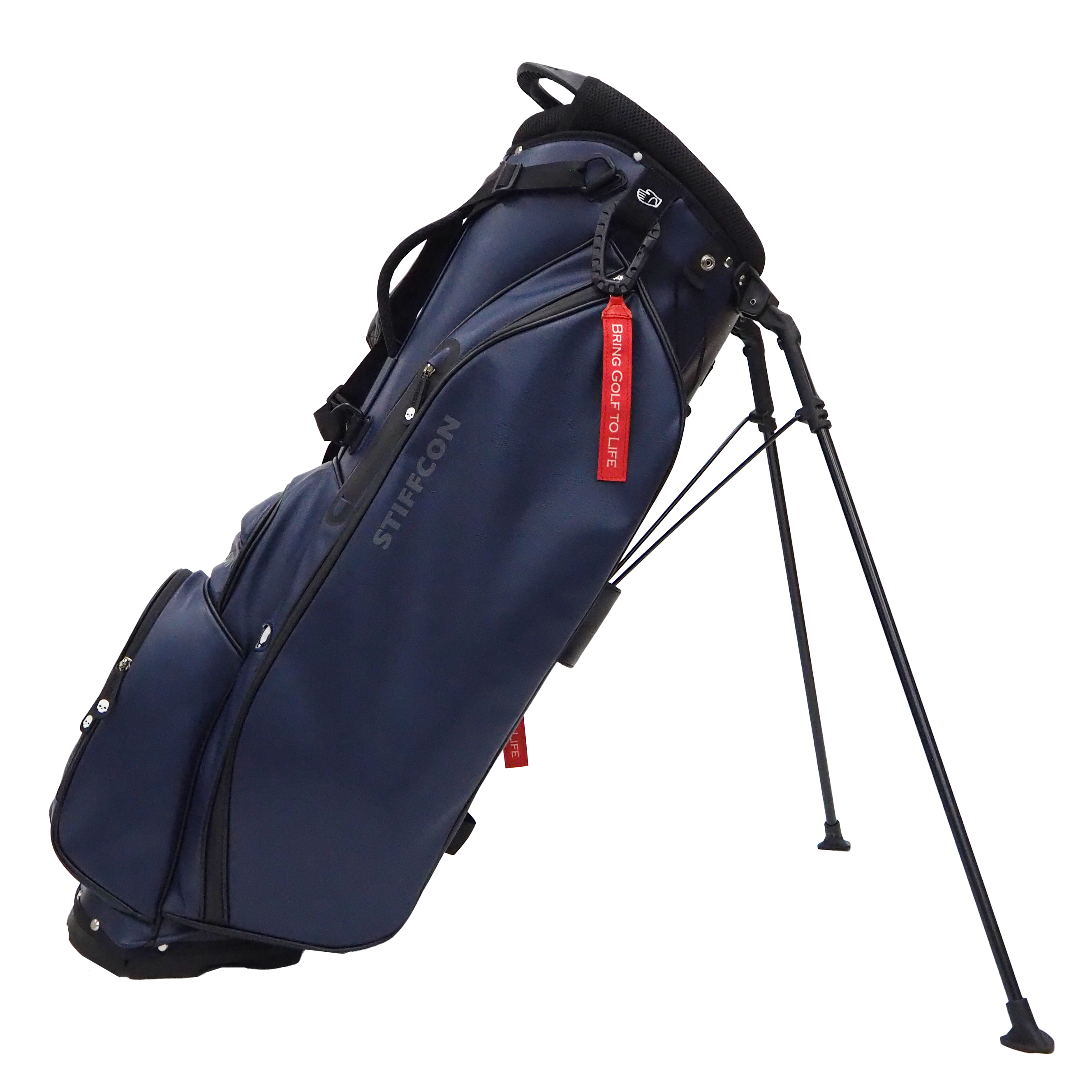 GOLF STAND BAG_PLAIN NAVY / スタンドキャディバッグ プレーン